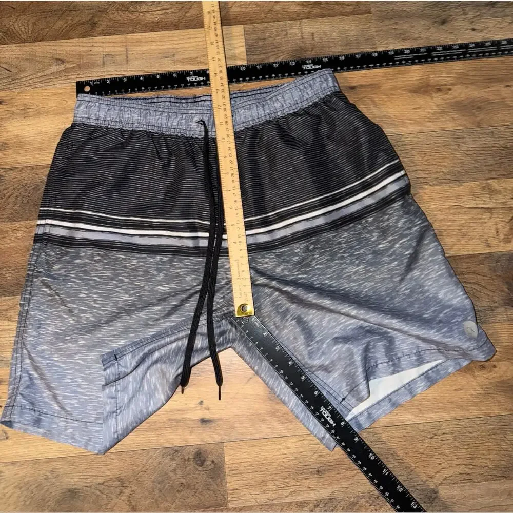 Calvin Klein men’s grey& black swim trunks